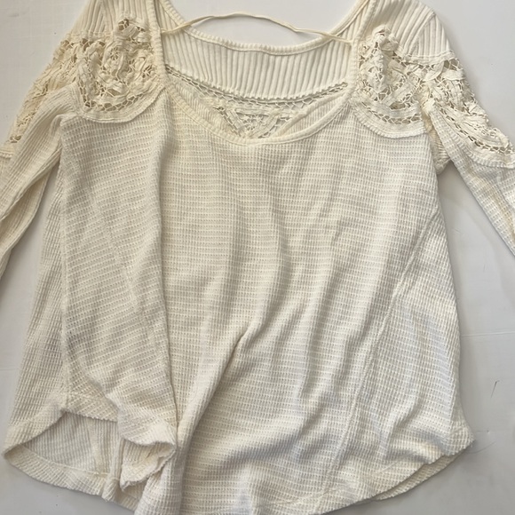 Free people lace crochet thermal - Picture 4 of 5